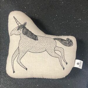 Unicorn Cream Pillow